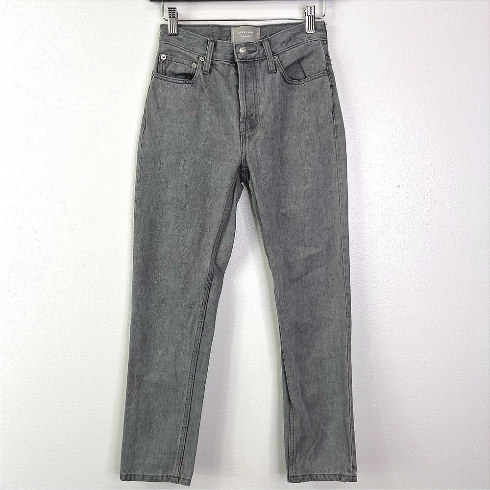 Everlane The 90's Cheeky Crop Jean Light Grey Size 23